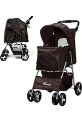 Pet Stroller with Rain Cover