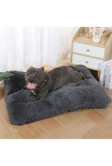Dog Bed Washable Plush Dog Crate Matters Calming Fluffy Cat Dog Bed