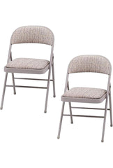 Folding Chairs Padded Fabric Seat