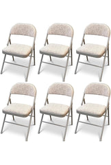 Folding Chairs Padded Fabric Seat