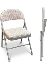 Folding Chairs Padded Fabric Seat