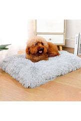 Dog Bed Washable Plush Dog Crate Matters Calming Fluffy Cat Dog Bed
