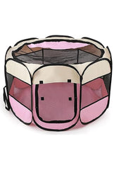 Pet Foldable Playpen Dog Cat Puppy Pen For Indoor Play Pen Crate