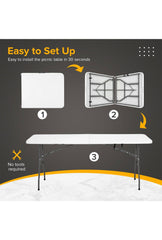 Heavy Duty Camping Table Foldable