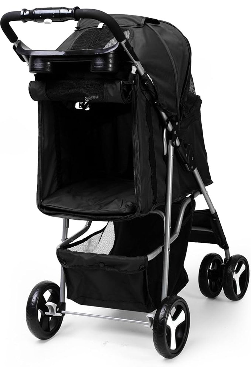 Pet Stroller with Rain Cover