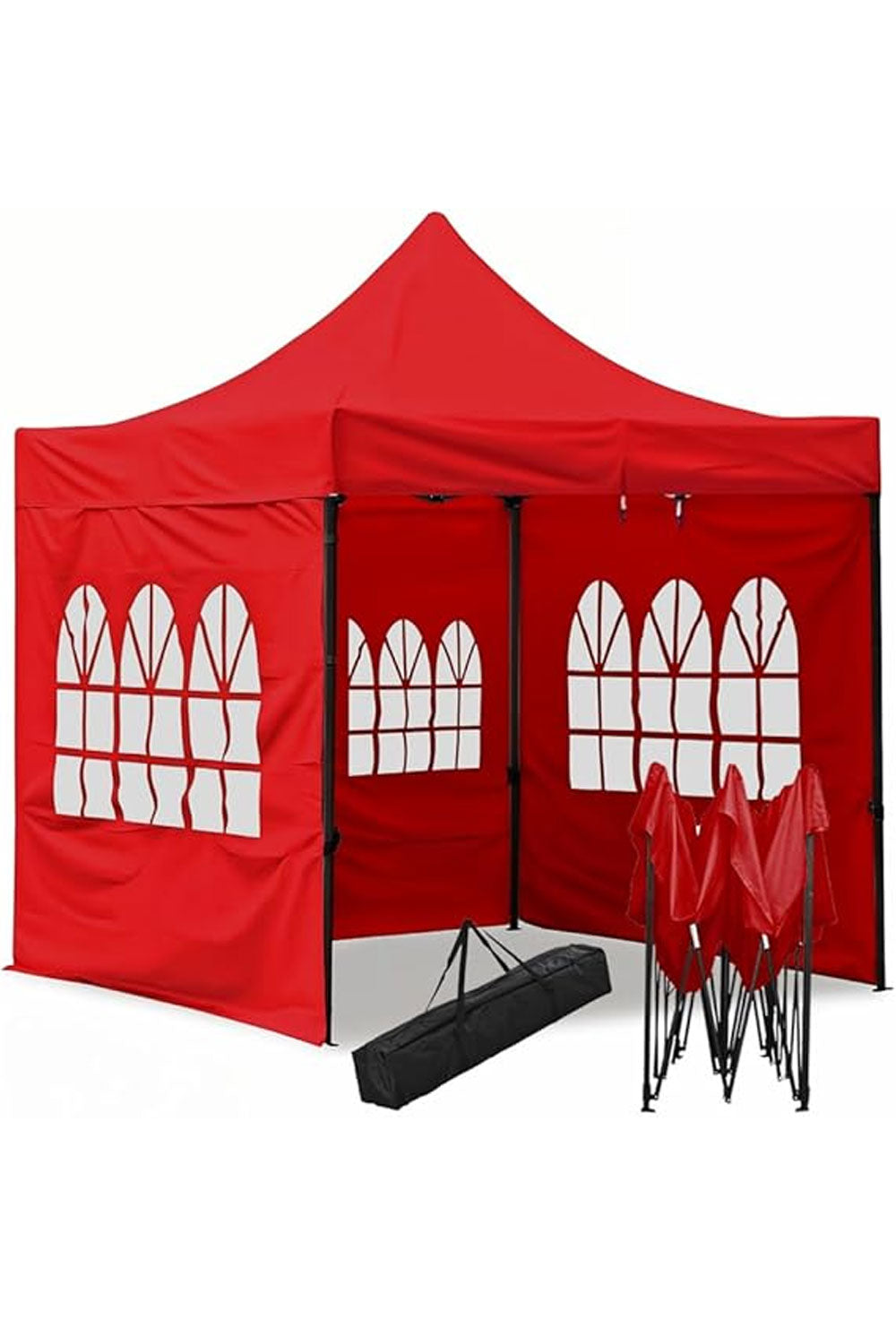 Commercial Grade Waterproof Shelter Outdoor Camping Gazebo, Steel Frame